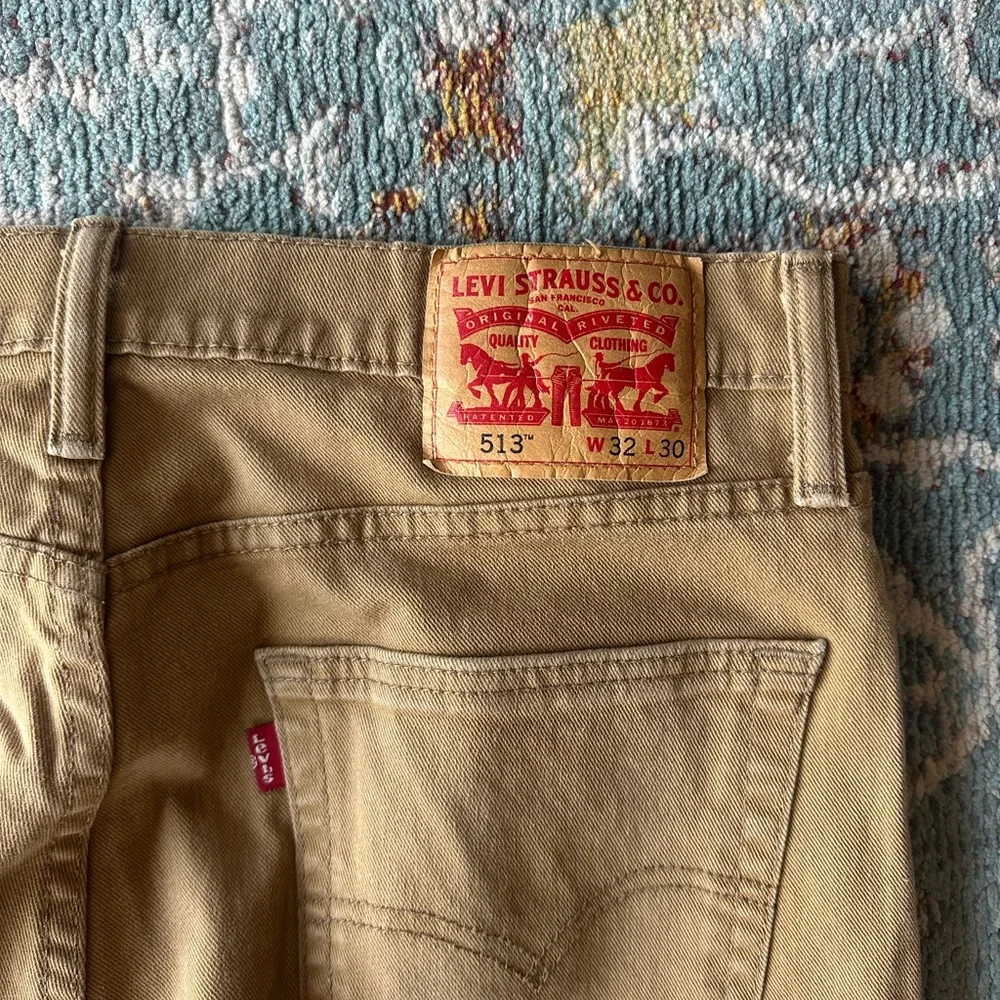 Men's Skinny Jeans in Tan - Picture 8 of 8